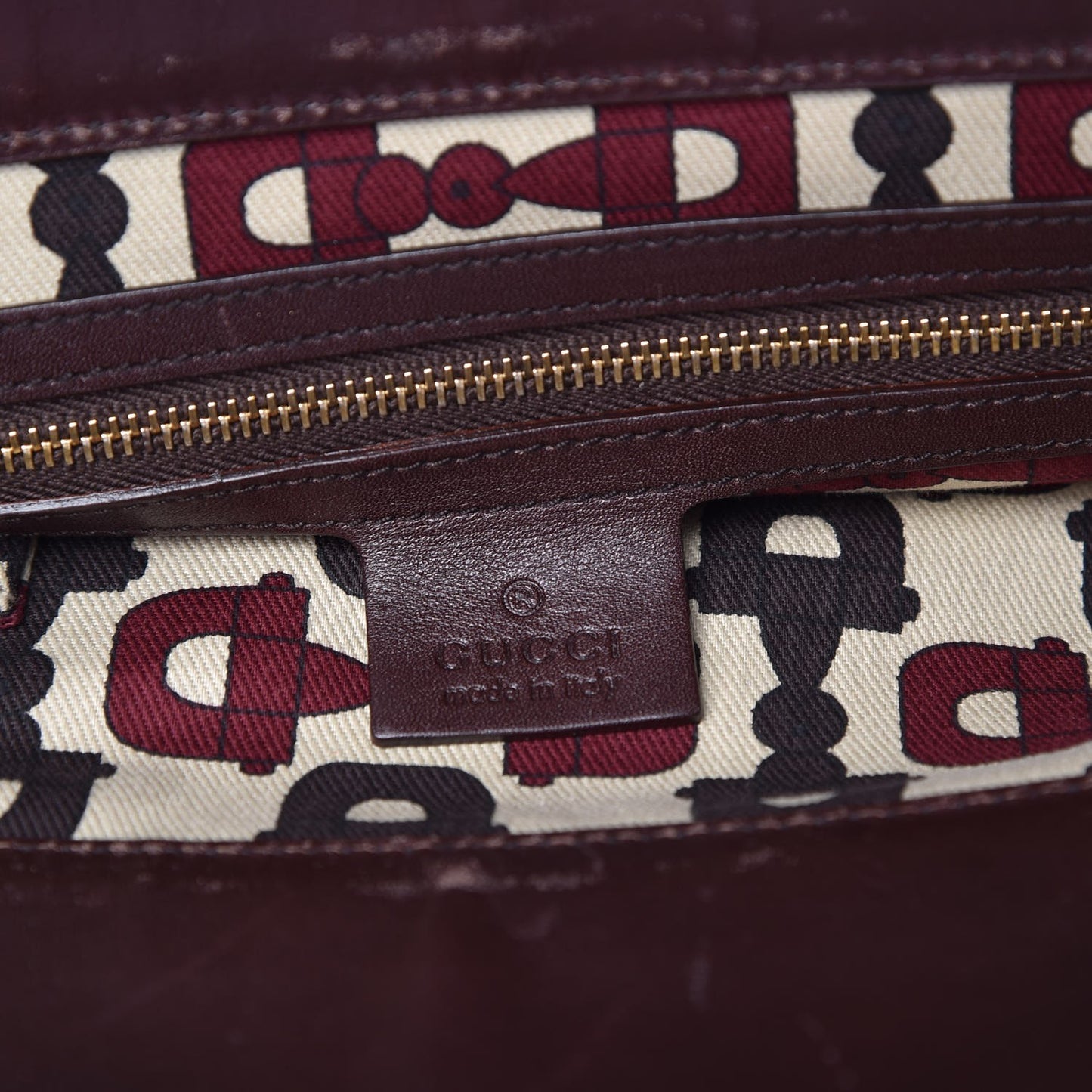 Guccissima Large Punch Top Handle Tote Dark Brown