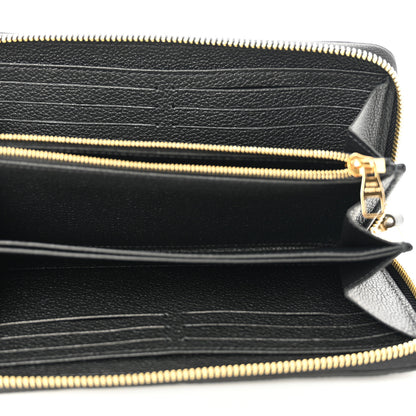 Louis Vuitton Empreinte Zippy Wallet Black 5 of 7