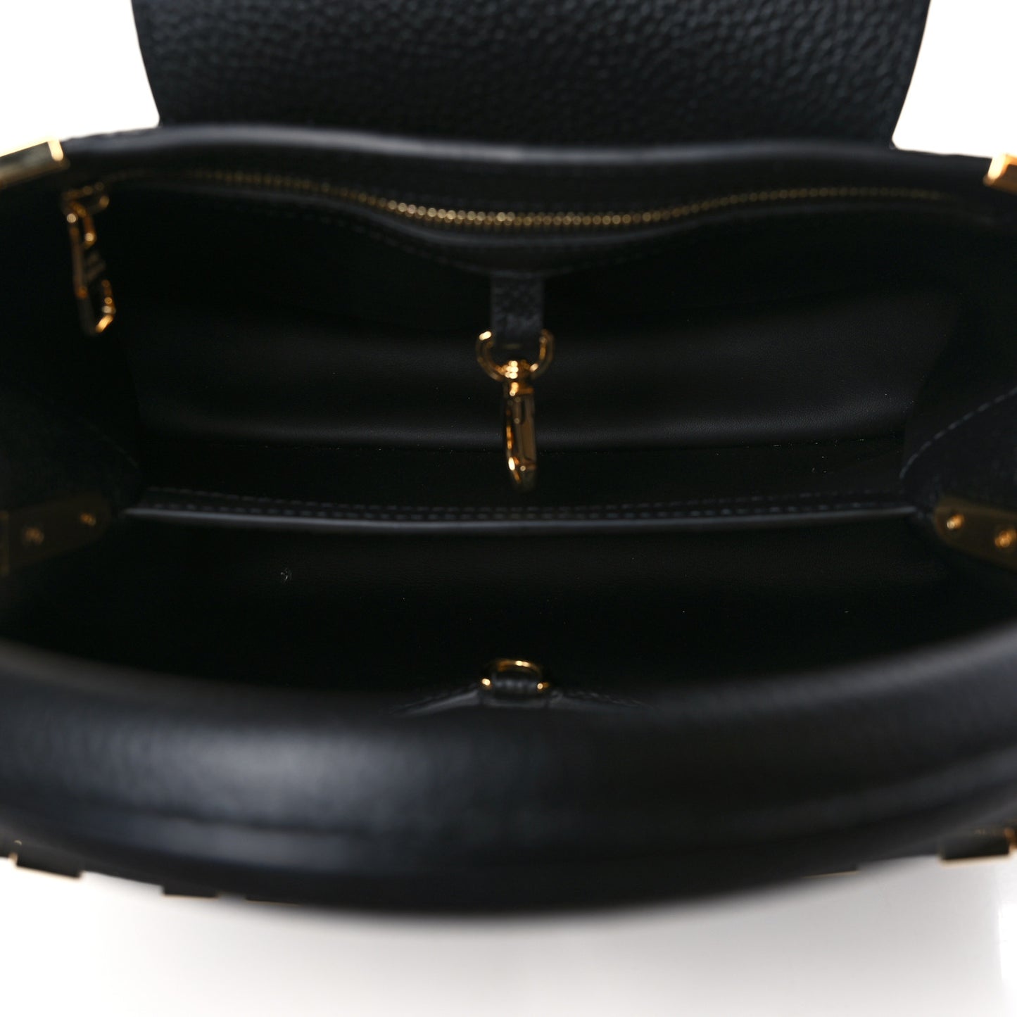 Taurillon Embellished Flower Crown Capucines PM Black