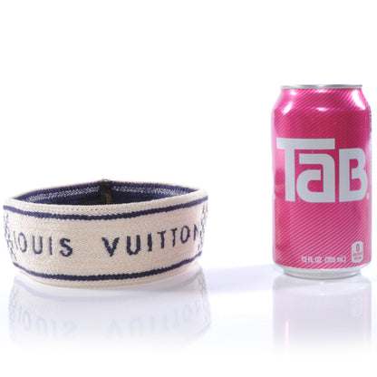 Louis Vuitton Cotton Damier Azur Gym Head Sweat Band 2 of 4