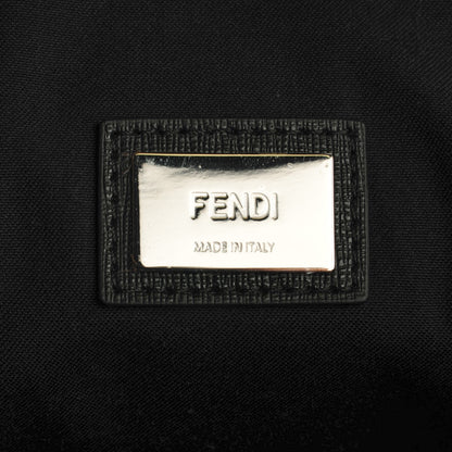 Fendi Vitello Elite Cuoio Monster Buggies Medium Roll Tote Blue Royal Black 6 of 9