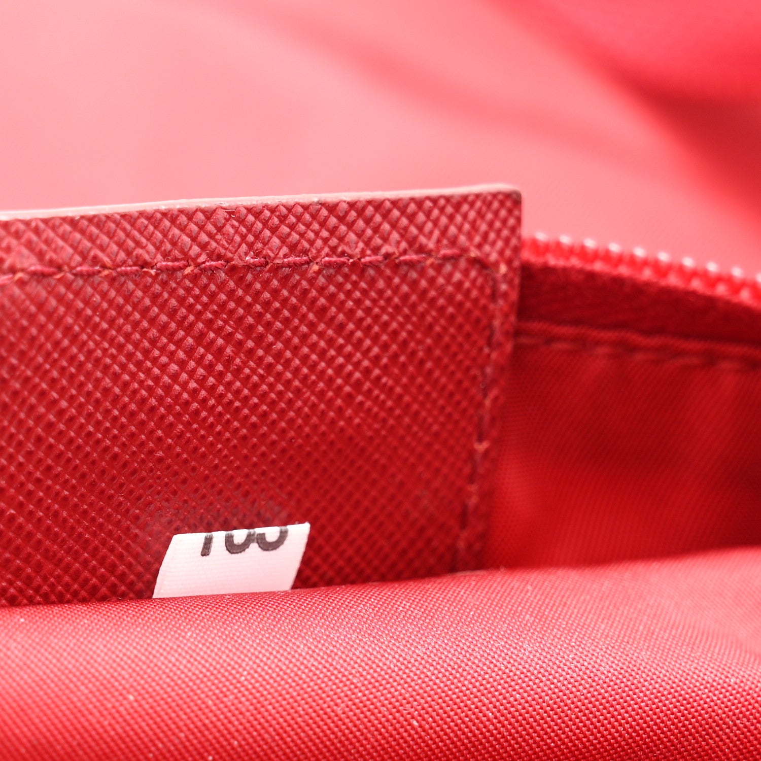 Prada Nylon Vela Saffiano Flat Messenger Bag Rosso 7 of 12