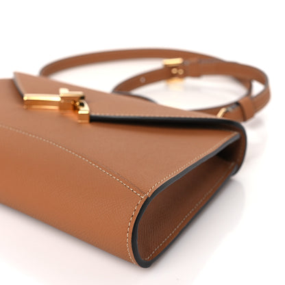 Moynat Carat Calfskin Gabrielle Clutch Cannelle 8 of 9
