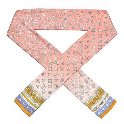 Louis Vuitton Silk Monogram Map Bandeau 1 of 9