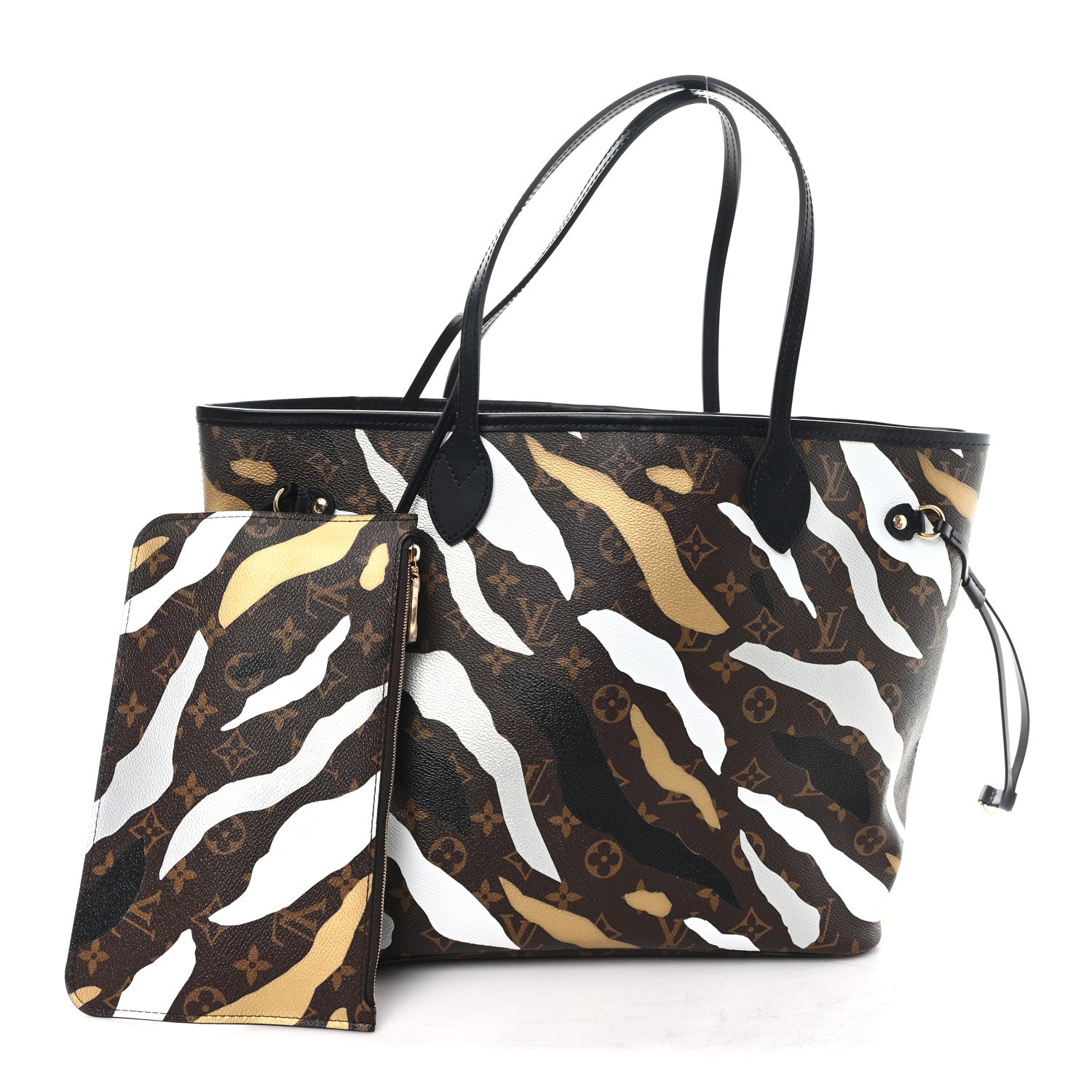Louis Vuitton x LoL Monogram Neverfull MM Gold Silver 3 of 11