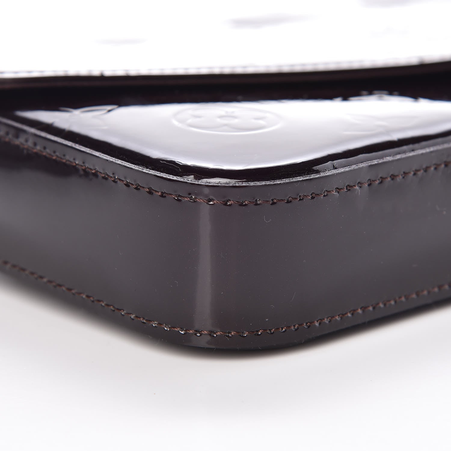 Louis Vuitton Vernis Pochette Felicie Chain Wallet Amarante 5 of 9