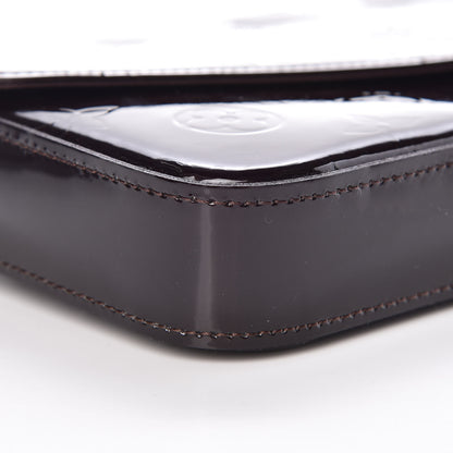 Louis Vuitton Vernis Pochette Felicie Chain Wallet Amarante 5 of 9