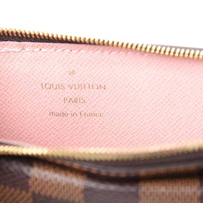 Louis Vuitton Damier Ebene Recto Verso Card Holder Rose Ballerine 6 of 8