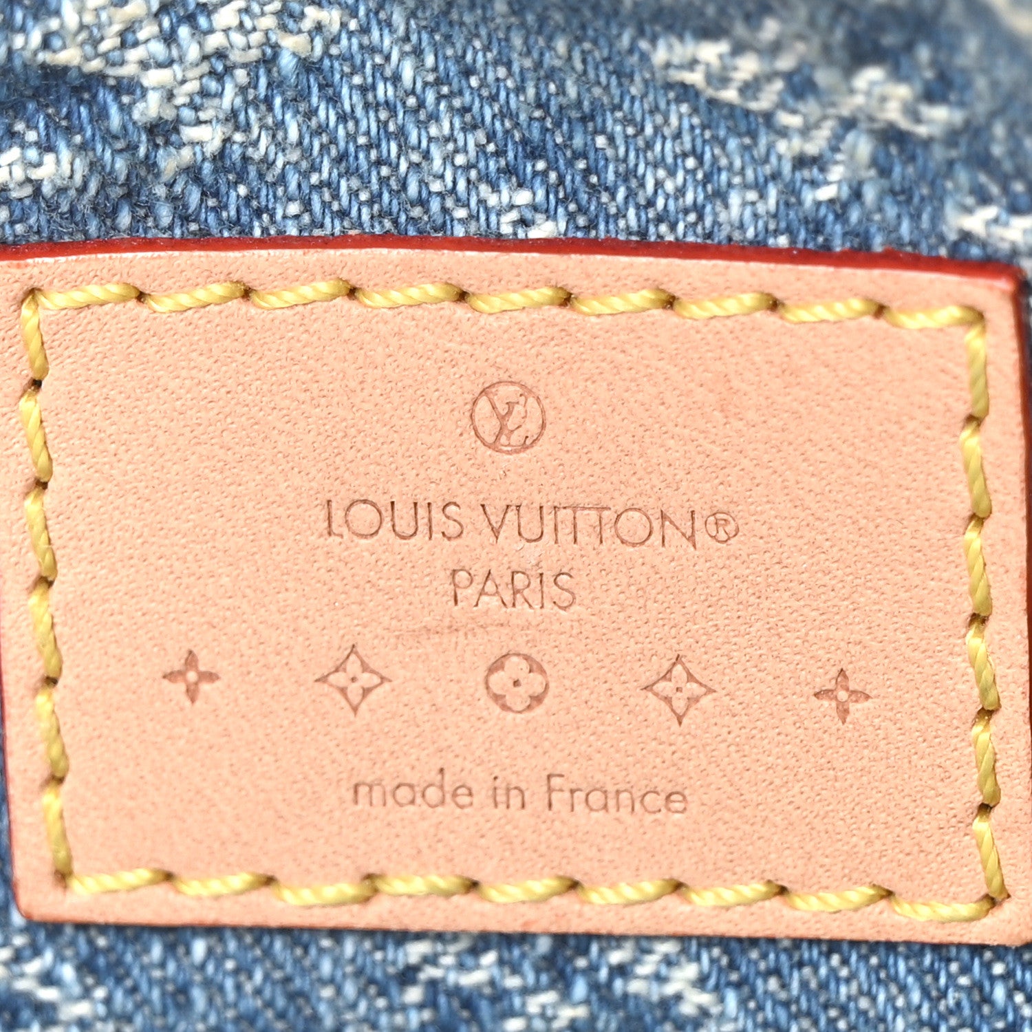 Louis Vuitton Denim Fairfax Pochette Blue 6 of 10