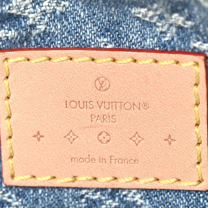 Louis Vuitton Denim Fairfax Pochette Blue 6 of 10
