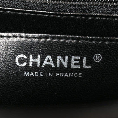 Chanel Distressed Patent Quilted Jumbo Single Flap Black 6 of 12
