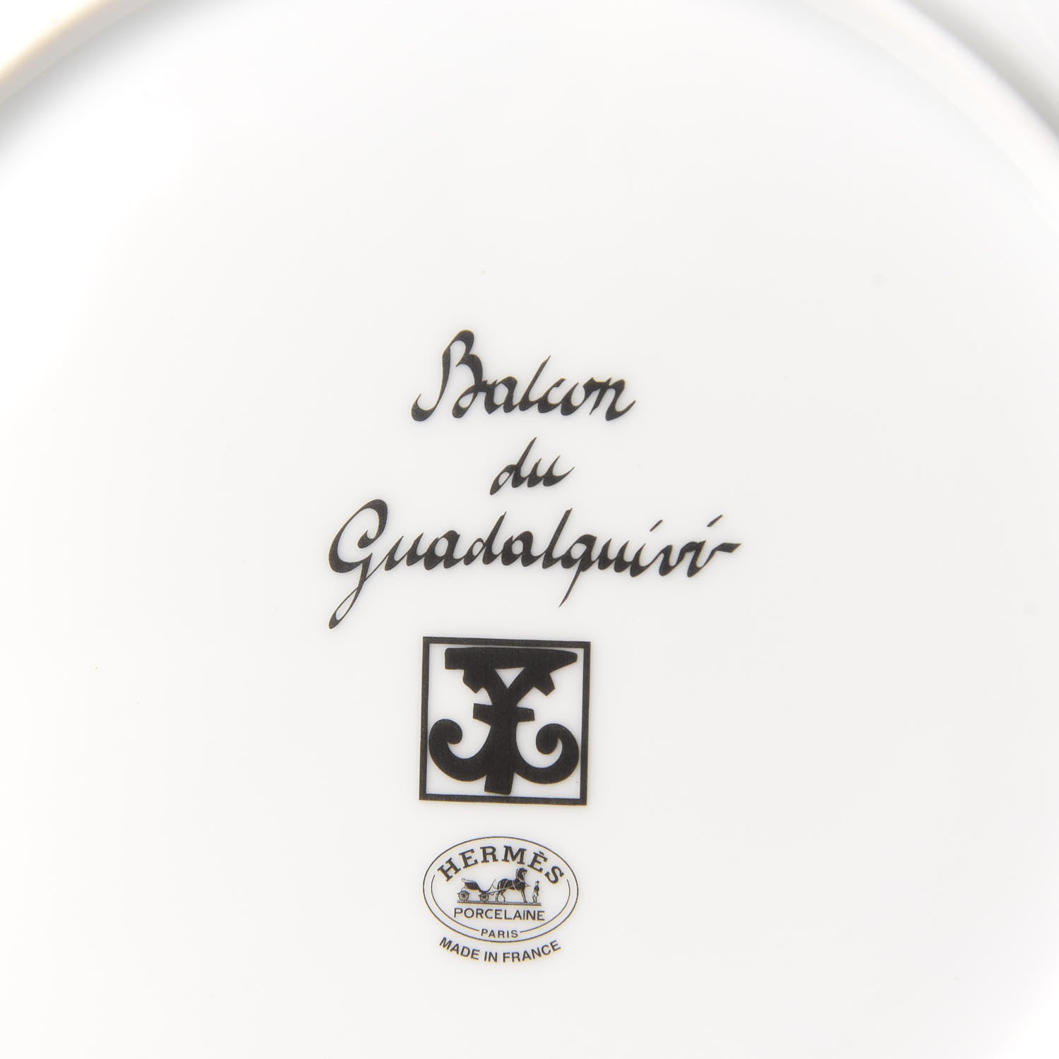 Hermes Porcelain Balcon du Guadalquivir Dinner Plate Set of 2 2 of 5