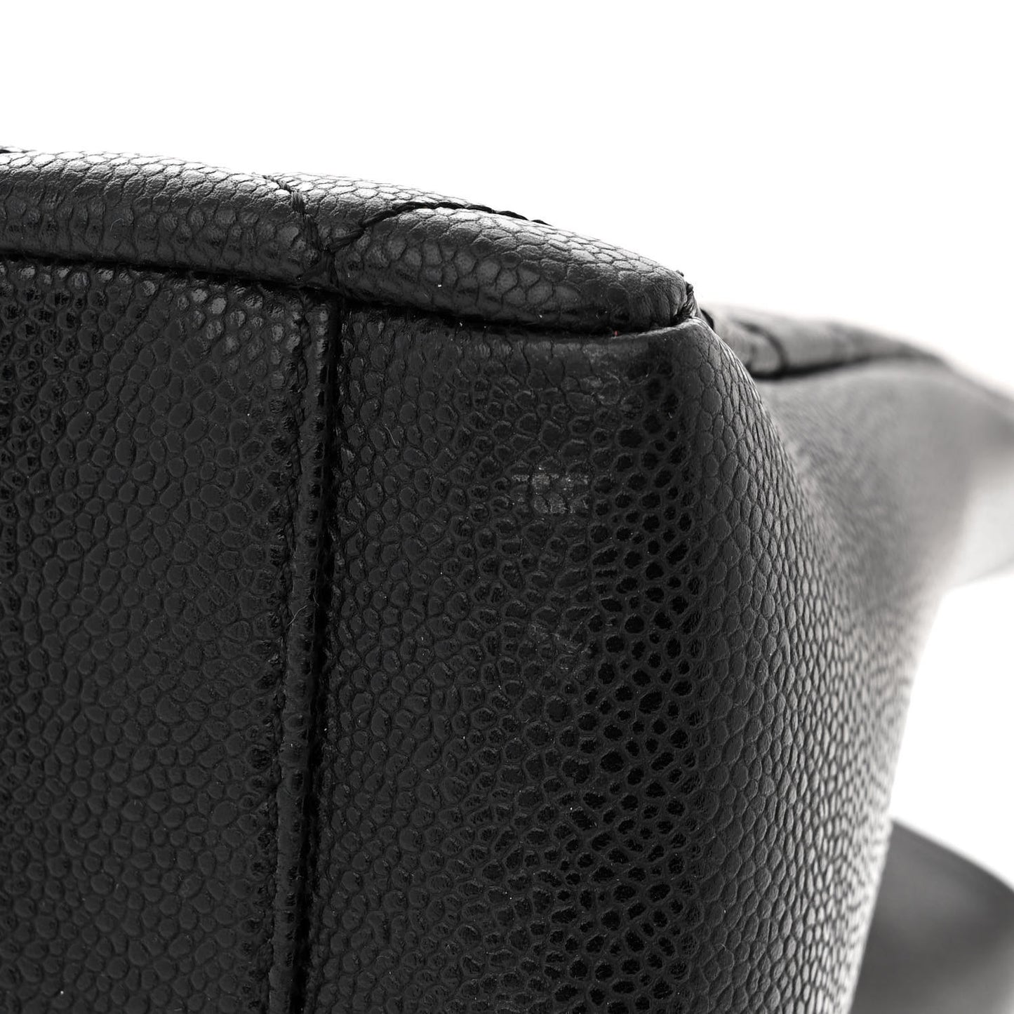 Caviar Quilted Grand Shopping Tote GST Black