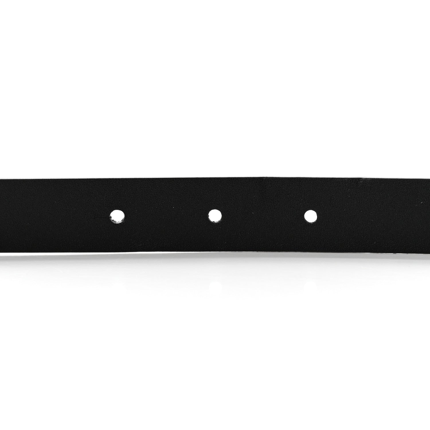Chanel Calfskin CC Chain Logo Belt 80 32 Black 4 of 8
