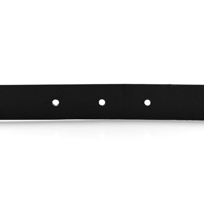 Chanel Calfskin CC Chain Logo Belt 80 32 Black 4 of 8