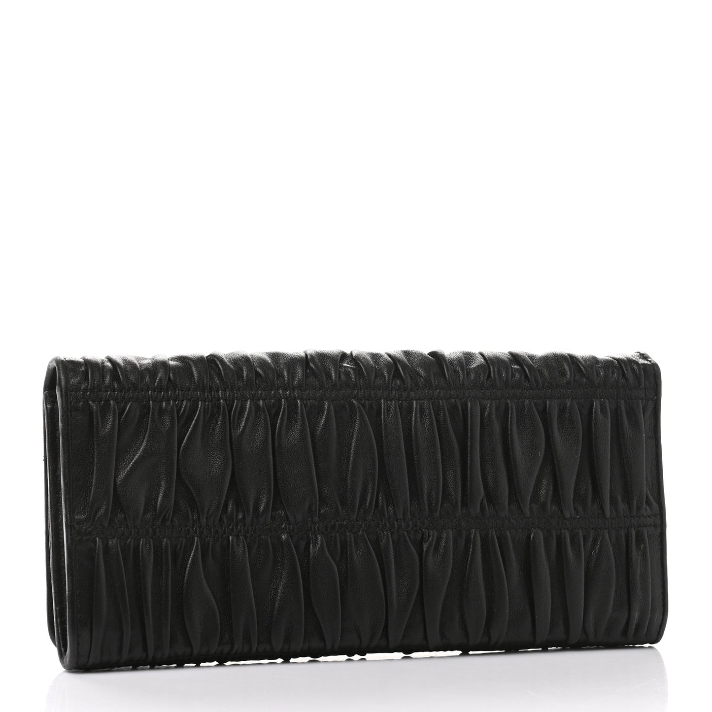 Nappa Gaufre Wallet Black