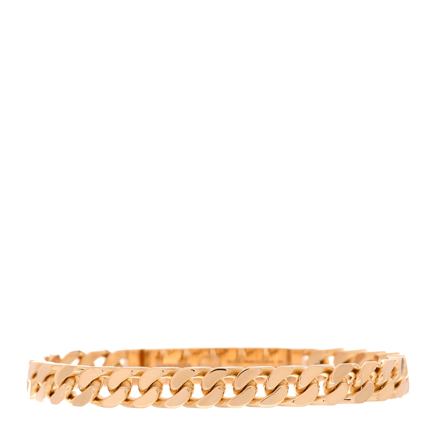 18K Rose Gold Diamond PM Kelly Gourmette Bracelet SH