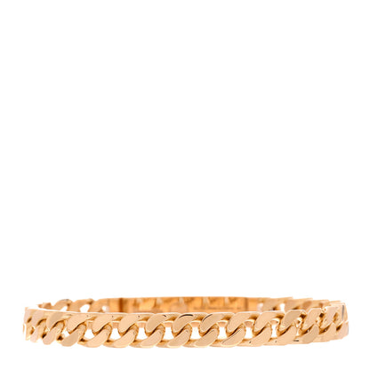Hermes 18K Rose Gold Diamond PM Kelly Gourmette Bracelet SH 3 of 5