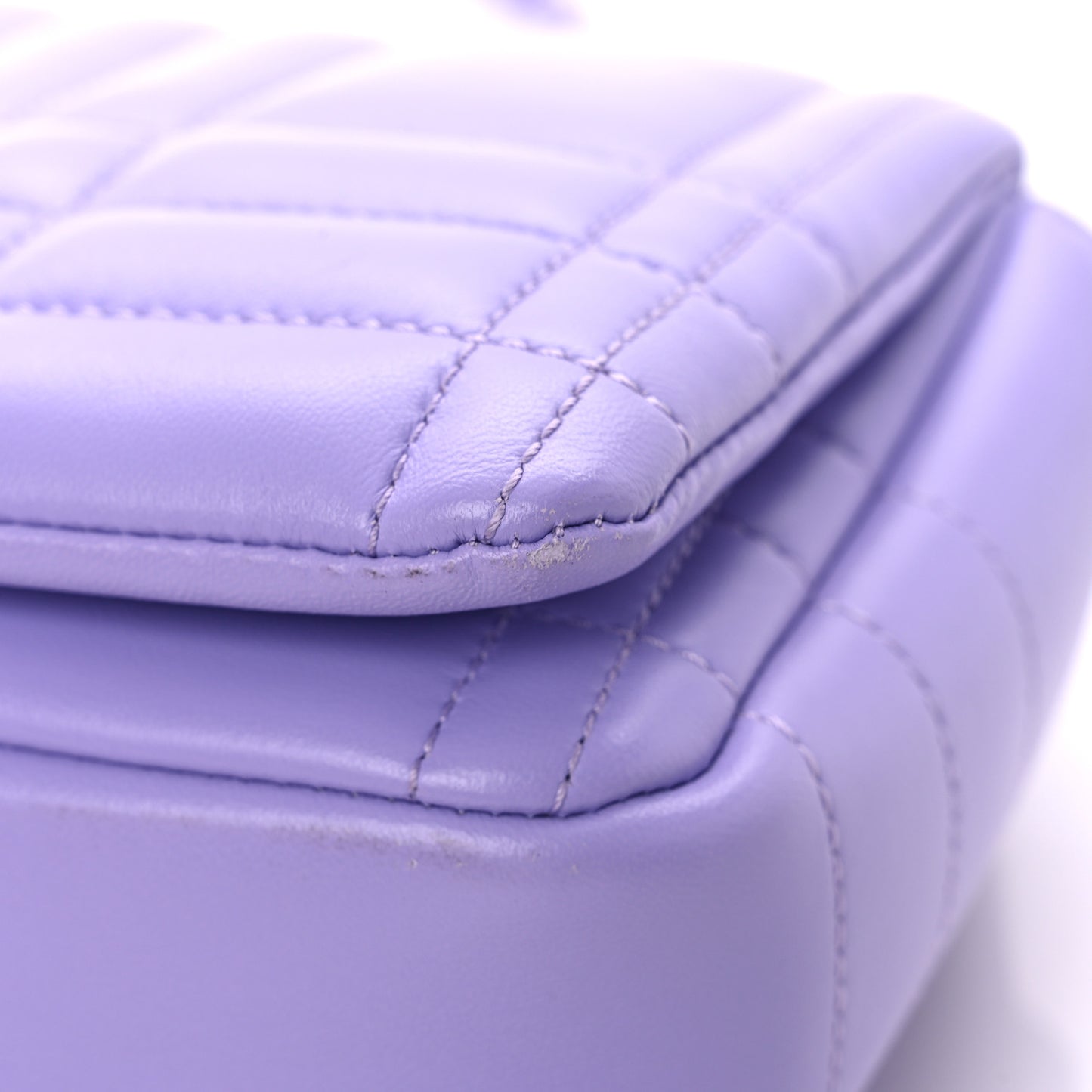 Lambskin Quilted Small Lola Bag Soft Violet