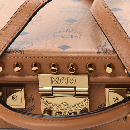 MCM Visetos Small Berlin Crossbody Cognac 13 of 13