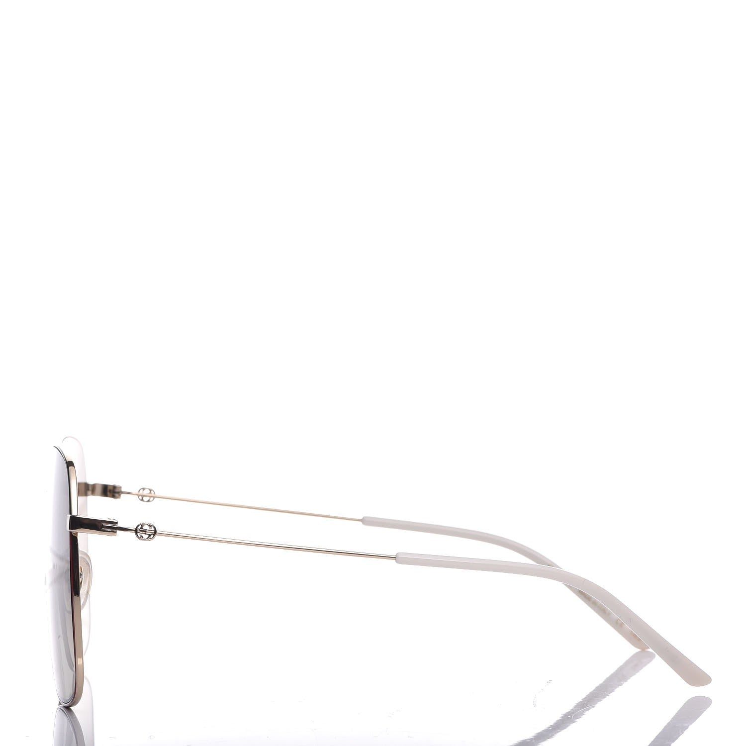 Gucci Rectangular Frame Interlocking G Sunglasses GG0394S Brown 3 of 8