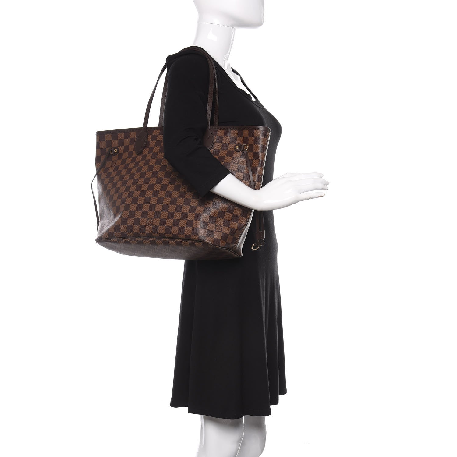 Louis Vuitton Damier Ebene Neo Neverfull MM 2 of 15