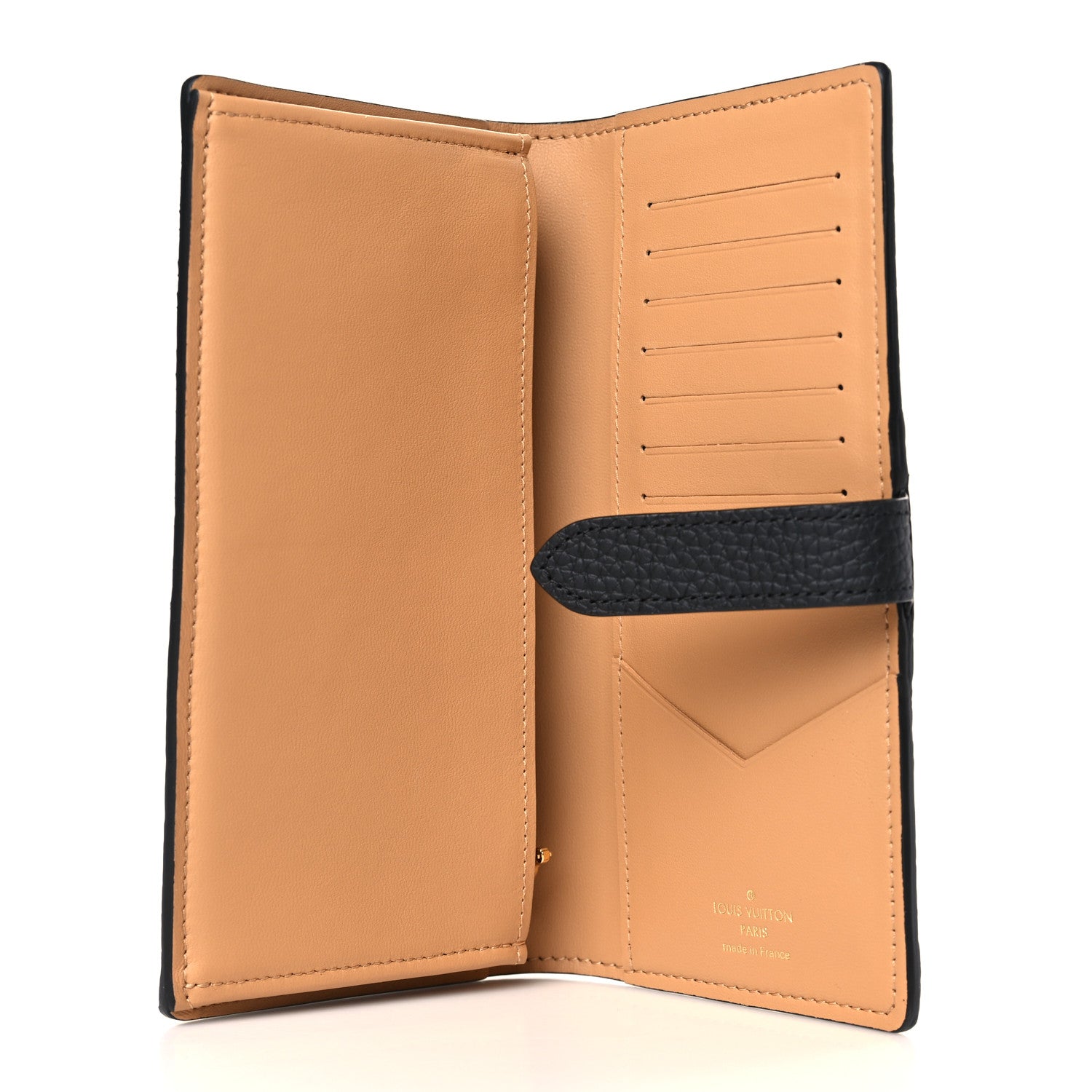 Louis Vuitton Taurillon LV Vertical Capucines Wallet Black Arizona 7 of 8
