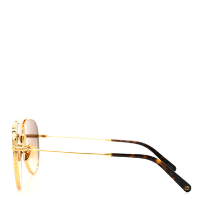 Louis Vuitton Metal The LV Pilot Sunglasses Z1620U Gradient Brown Monogram 3 of 7