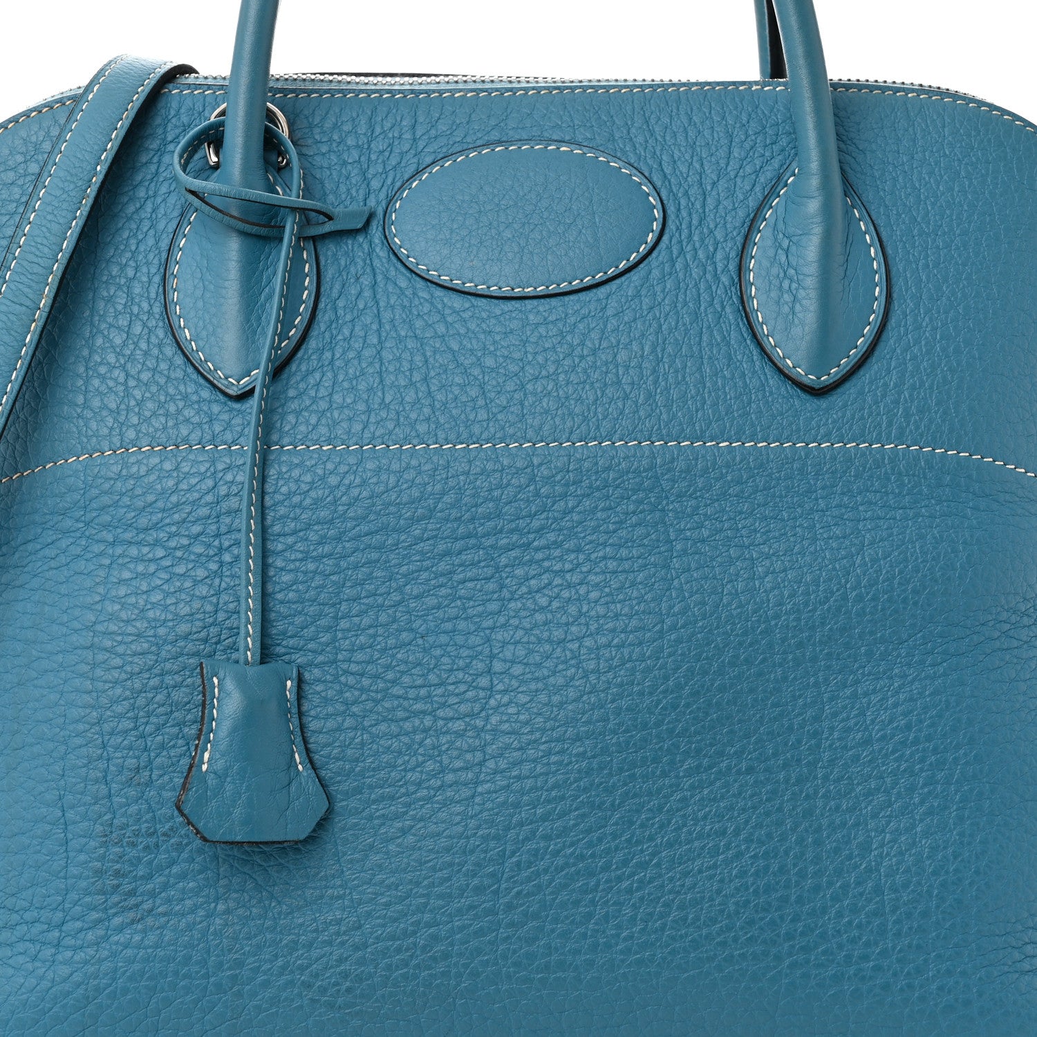 Hermes Taurillon Clemence Bolide 31 Blue Jean 8 of 10