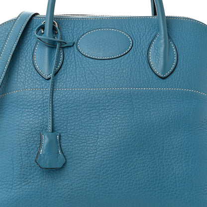 Hermes Taurillon Clemence Bolide 31 Blue Jean 8 of 10