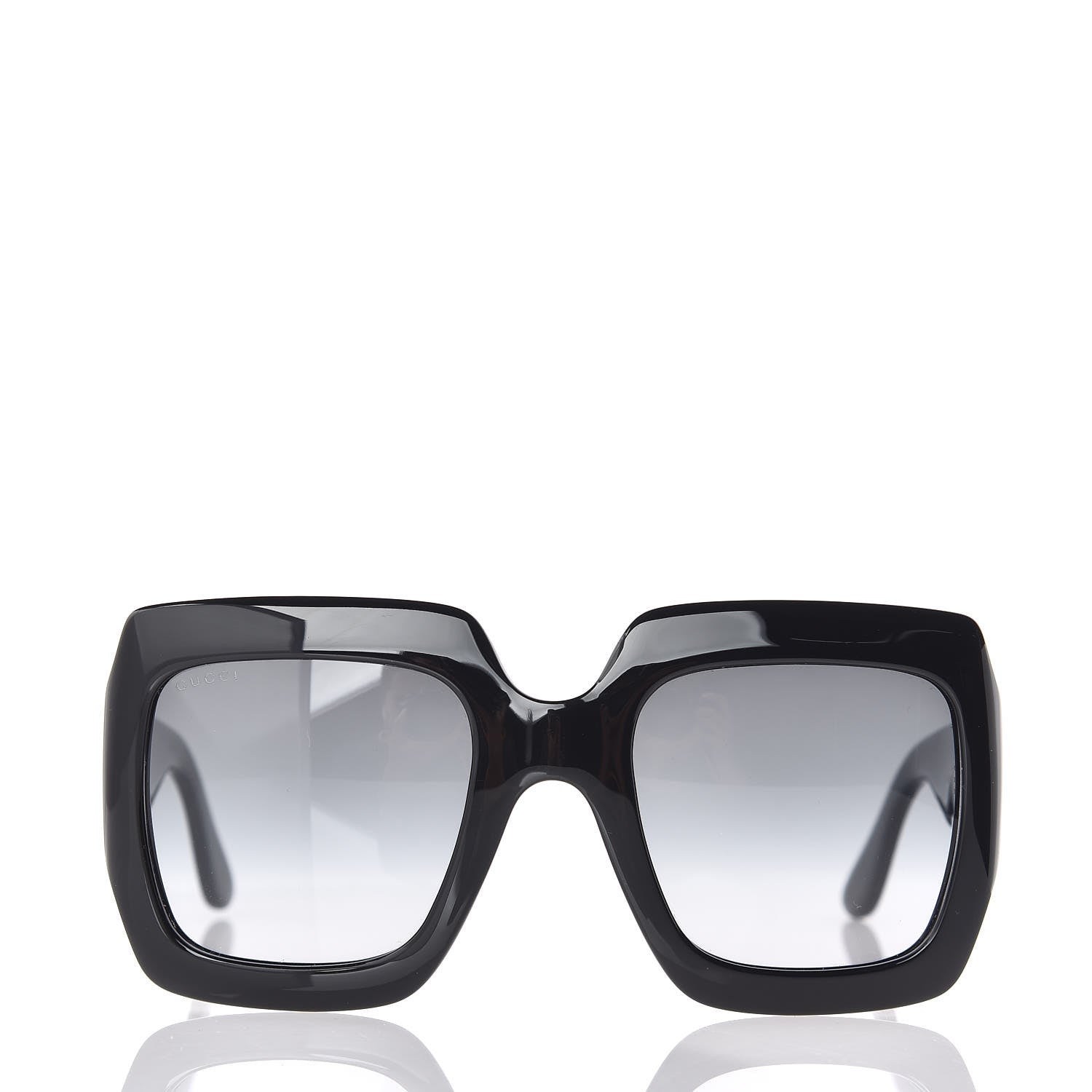 Gucci Acetate Square Frame Sunglasses GG0053S Black 2 of 7
