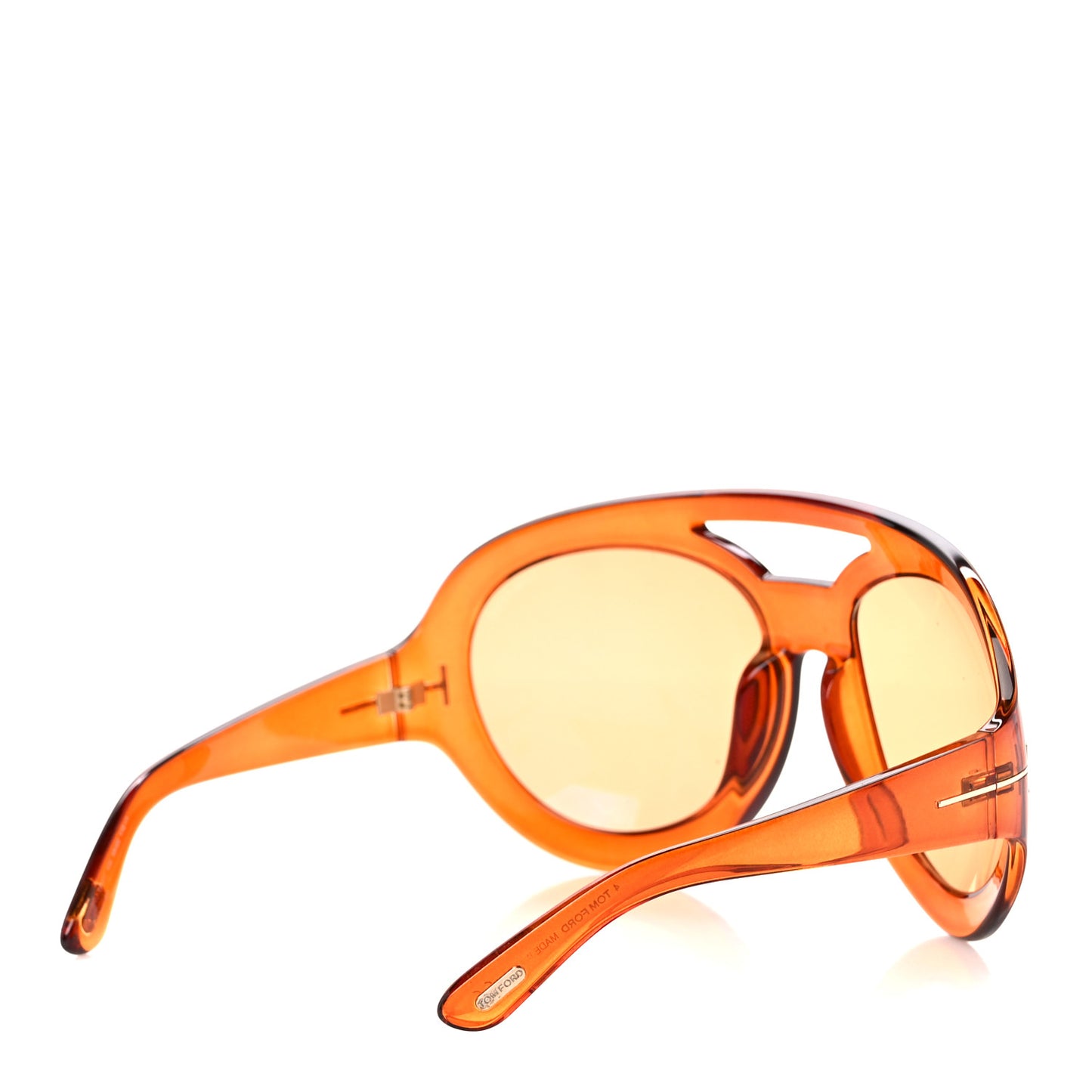 Acetate Serena Sunglasses Transparent Amber
