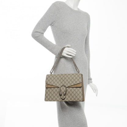 Gucci GG Supreme Monogram Medium Dionysus Shoulder Bag Taupe 2 of 6