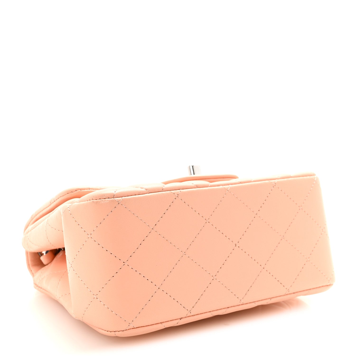 Chanel Lambskin Quilted Mini Square Flap Light Pink 4 of 10