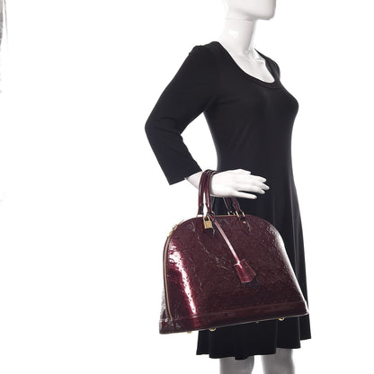Louis Vuitton Vernis Alma GM Rouge Fauviste 2 of 12