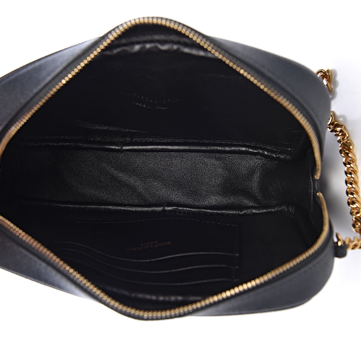 Saint Laurent Grain De Poudre Matelasse Monogram Mini Lou Camera Bag Dark Smog 5 of 13