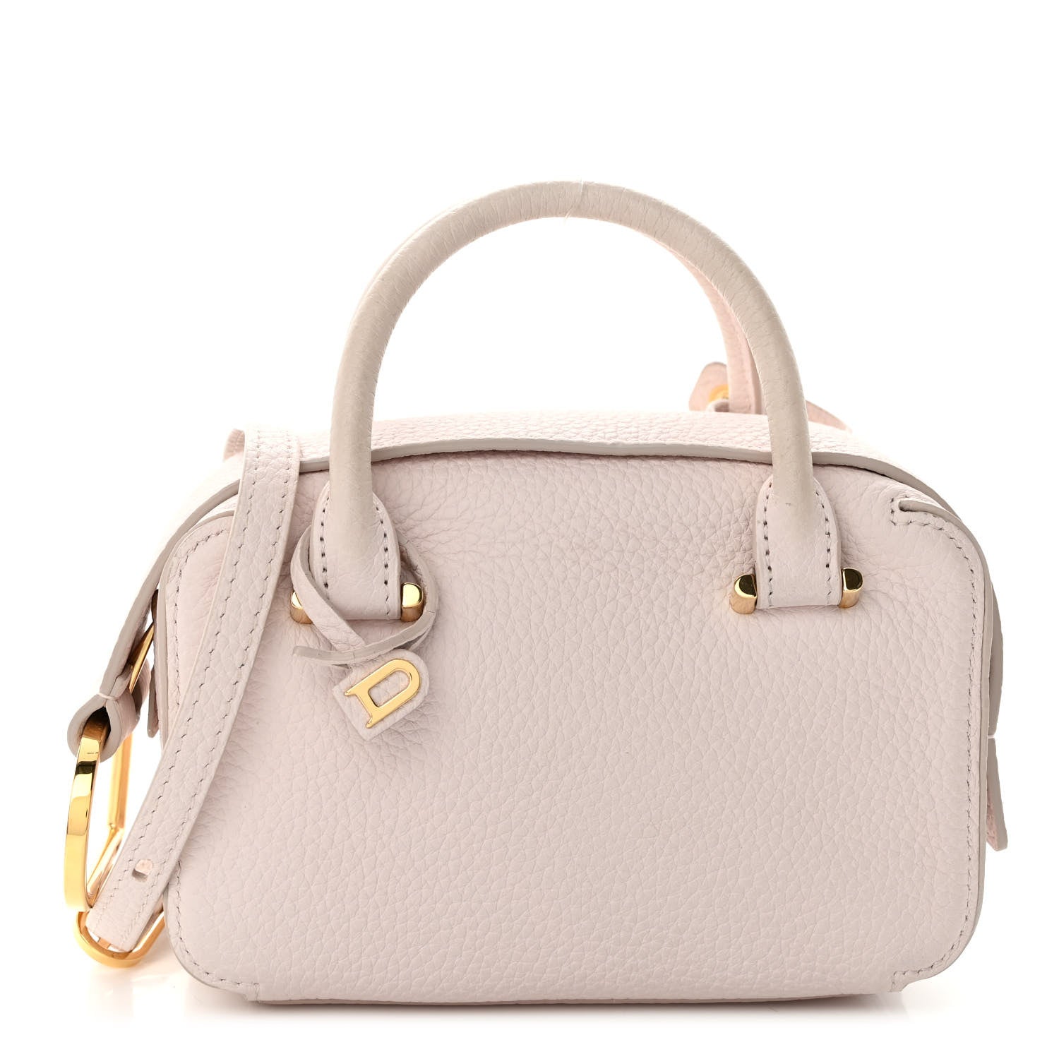 Delvaux Taurillon Soft Nano Cool Box Satchel Silk Pink 1 of 10