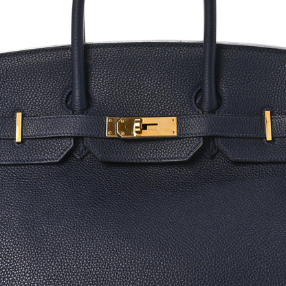 Hermes Togo Birkin 35 Bleu Nuit 8 of 14
