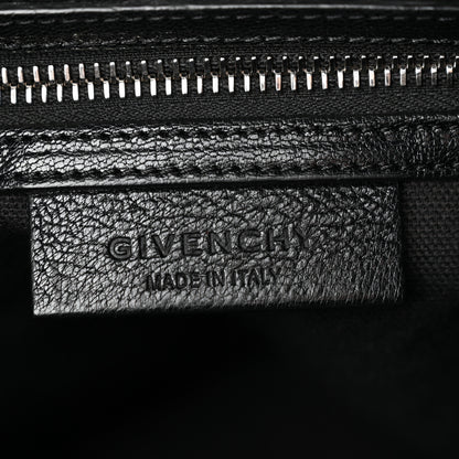 Givenchy Sugar Goatskin Woven Small Antigona Black White 6 of 11