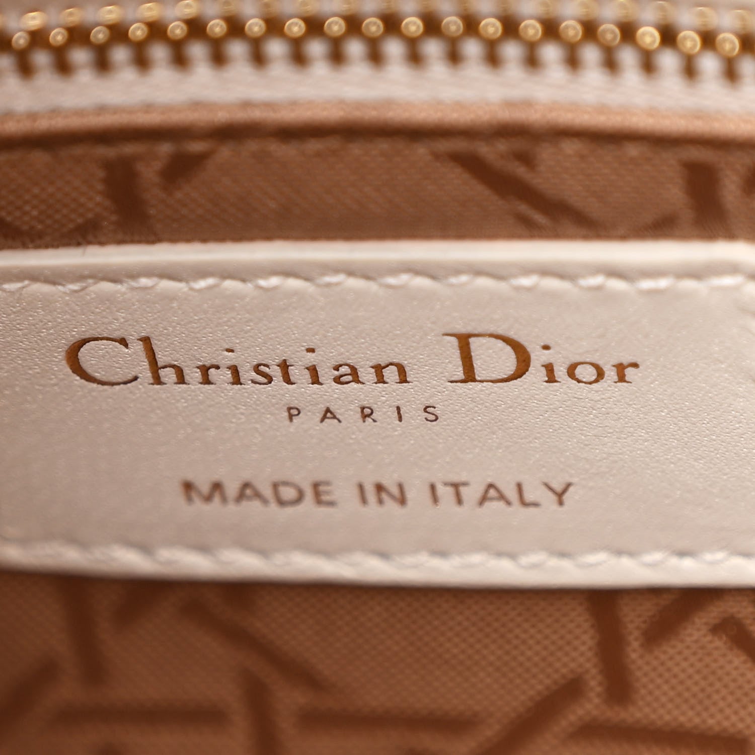 Christian Dior Lambskin Cannage Small My ABCDior Lady Dior White 6 of 10