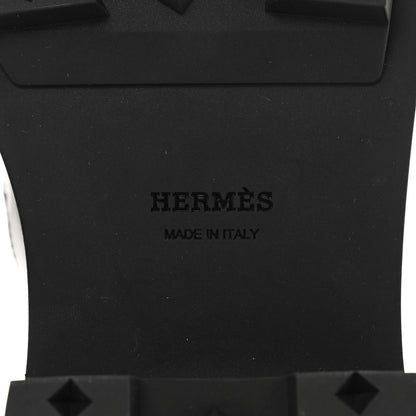 Hermes Glossed Calfskin First Oxford 35.5 Black 8 of 9