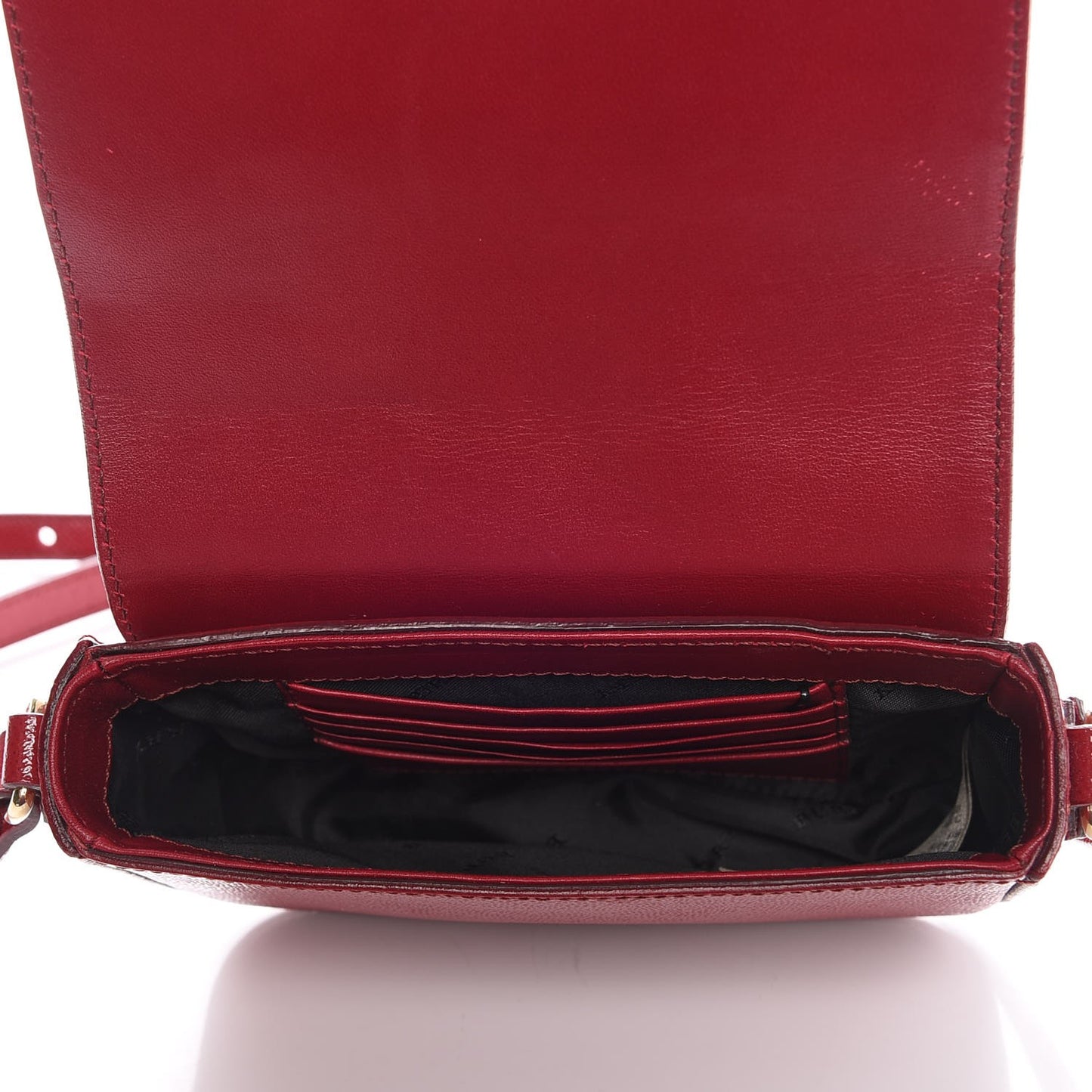 Patent London Crossbody Bag Alizarin Crimson