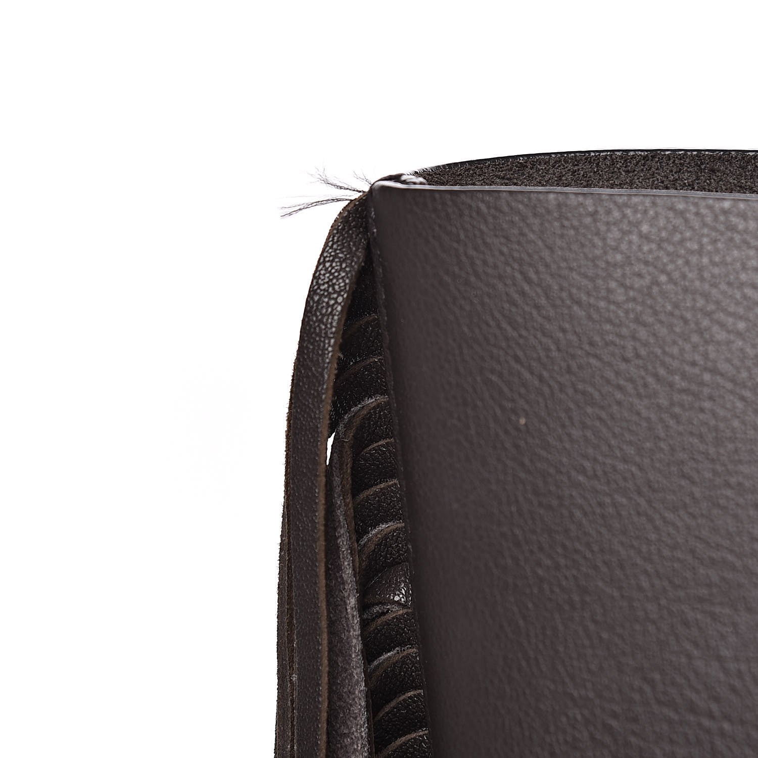 Saint Laurent Calfskin Large Fringe Shopping Tote Dark Grey 18 of 19