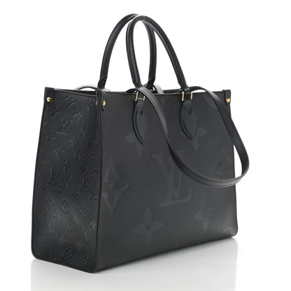 Louis Vuitton Empreinte Monogram Giant Onthego MM Black 3 of 7