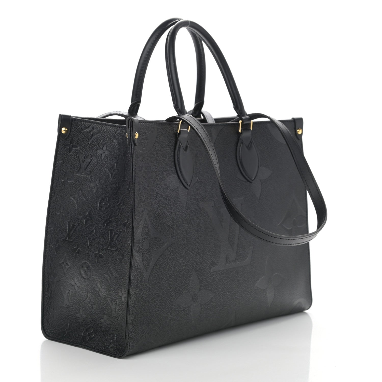 Louis Vuitton Empreinte Monogram Giant Onthego MM Black 3 of 7