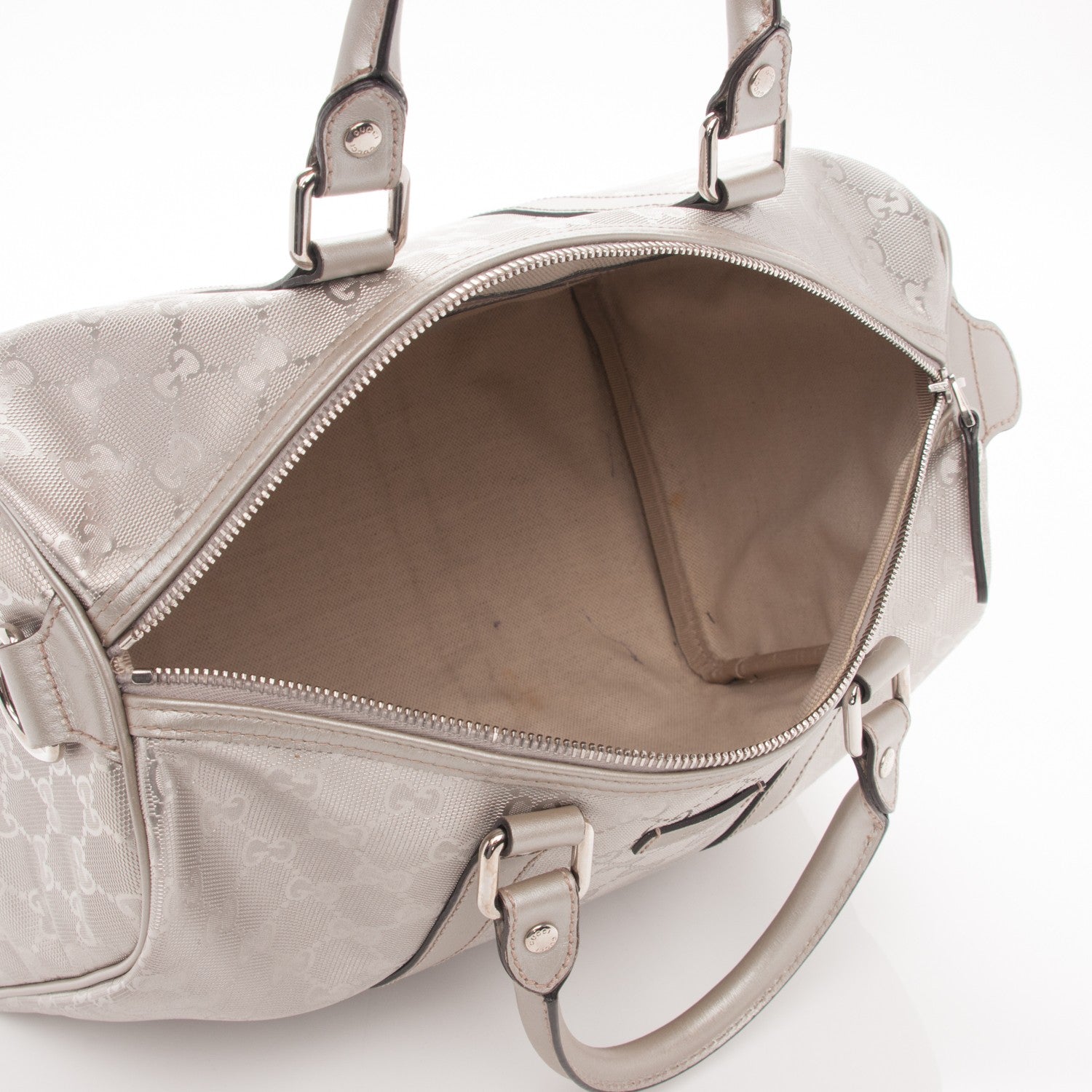 Gucci Imprime Monogram Medium Joy Boston Silver 5 of 8