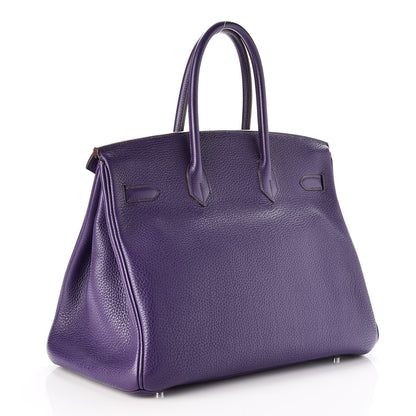 Hermes Togo Birkin 35 Iris 3 of 31