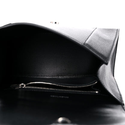 Balenciaga Grained Calfskin Small Hourglass Top Handle Bag Black 5 of 11