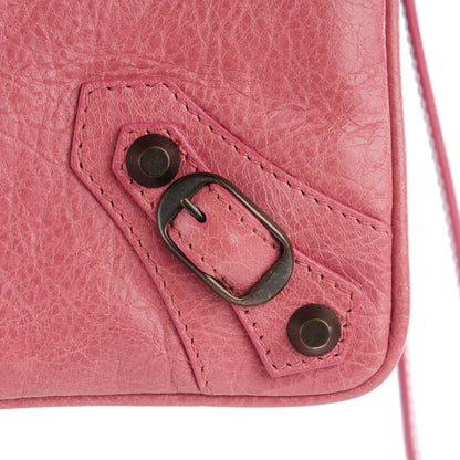 Balenciaga Agneau Classic Hardware Flat Handle Clutch Rose Bruyere 8 of 11