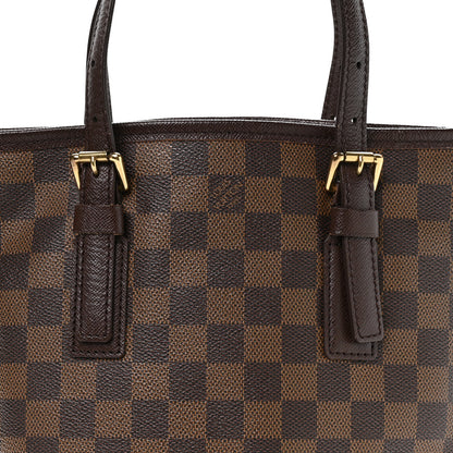 Louis Vuitton Damier Ebene Marais Bucket 23 7 of 9